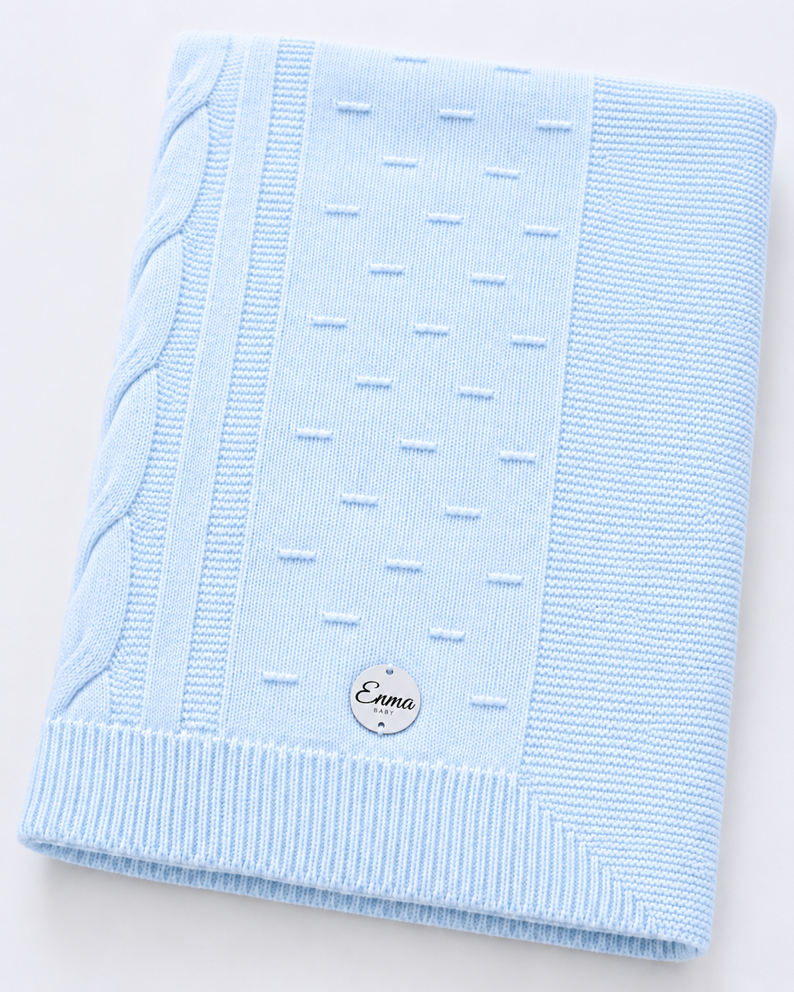 Leo King Strick-Set 'Collar Blue' 5-teilig
